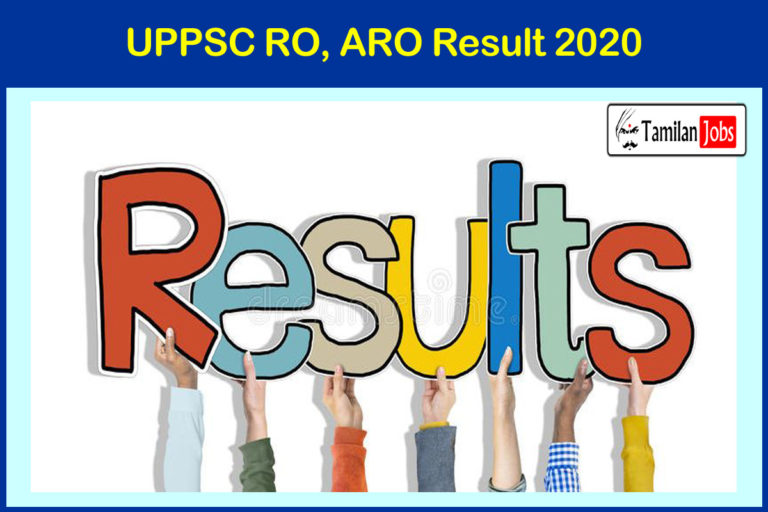 UPPSC RO, ARO Result 2020
