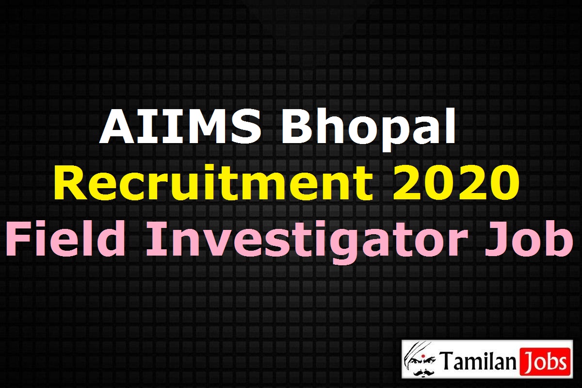 AIIMS Bhopal Recruitment 2020