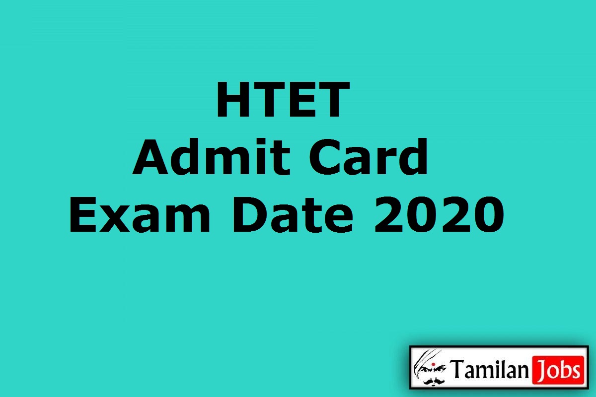 HTET Admit Card 2020