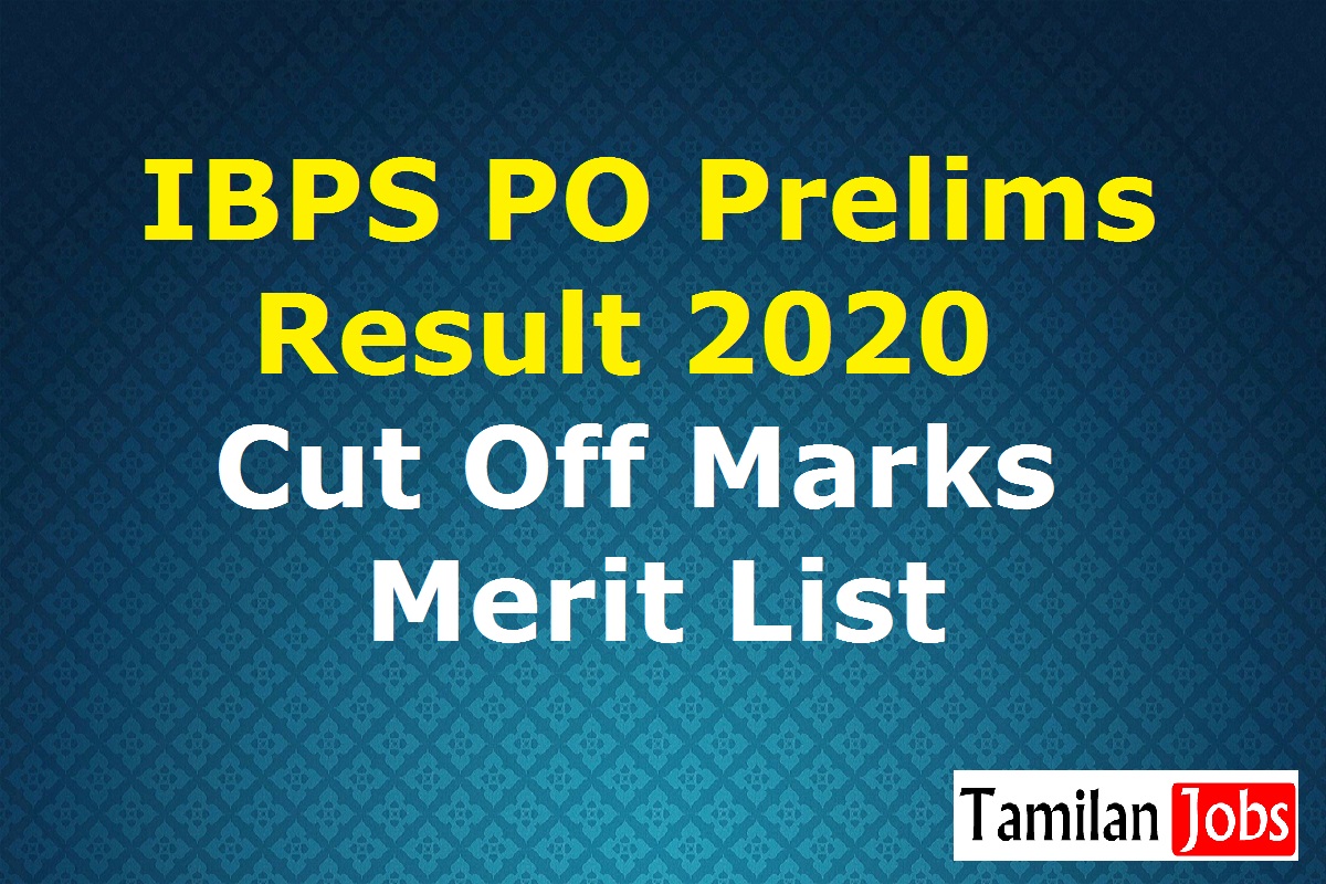 IBPS PO Prelims Result 2020