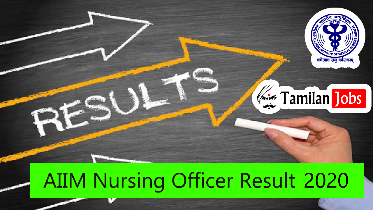 Norcet - Aiims Nursing Officer Result 2020