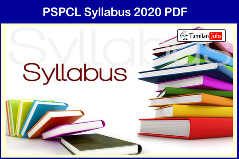 PSPCL Syllabus 2020 PDF