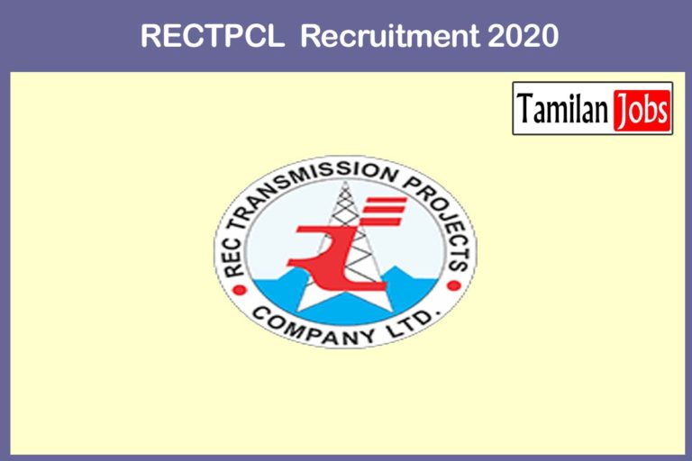 RECTPCL Recruitment 2020