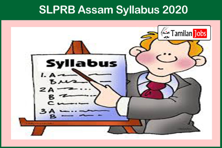 SLPRB Assam Syllabus 2020
