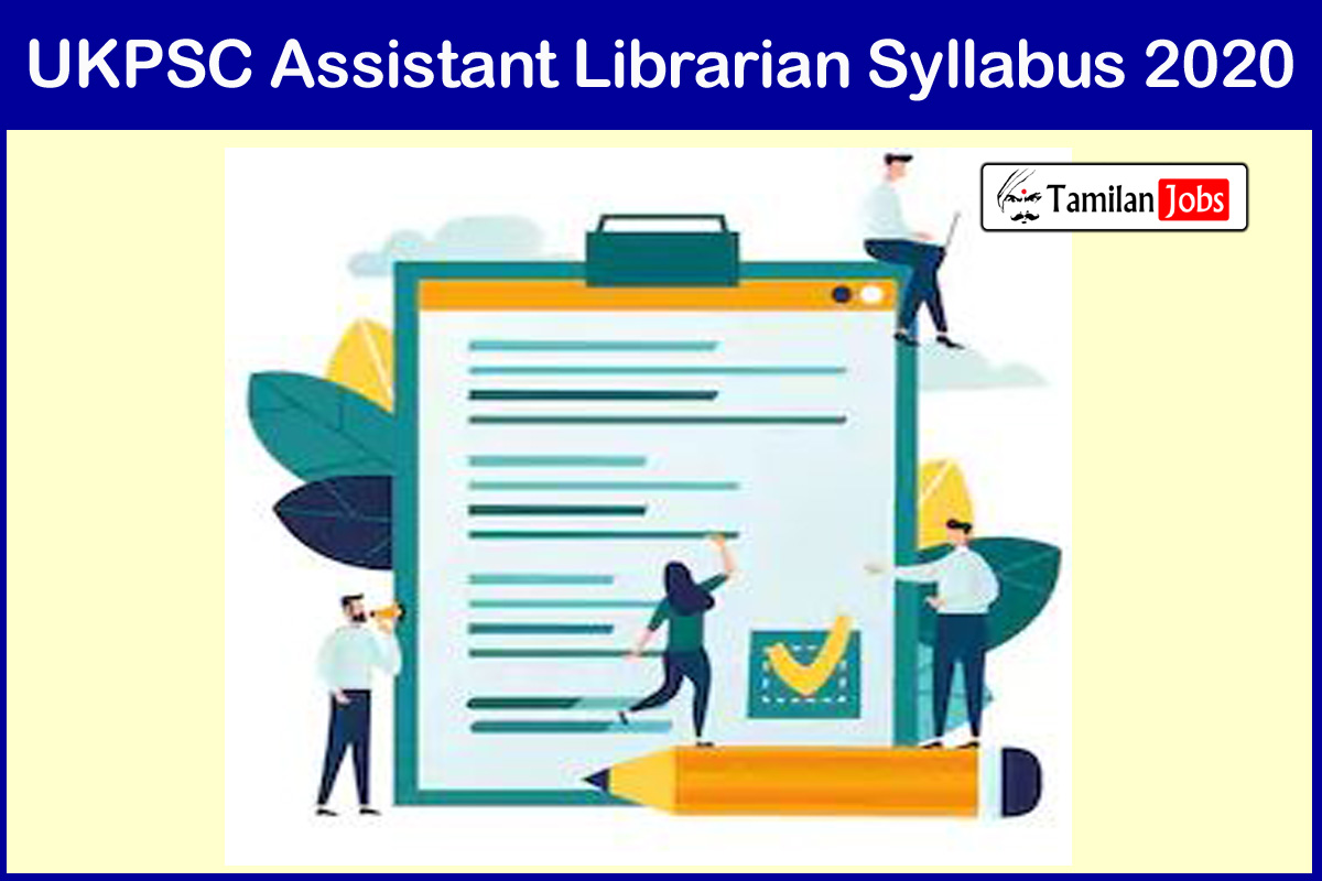 UKPSC Assistant Librarian Syllabus 2020 PDF