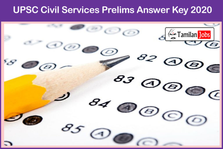 UPSC Civil Services Prelims Answer Key 2020