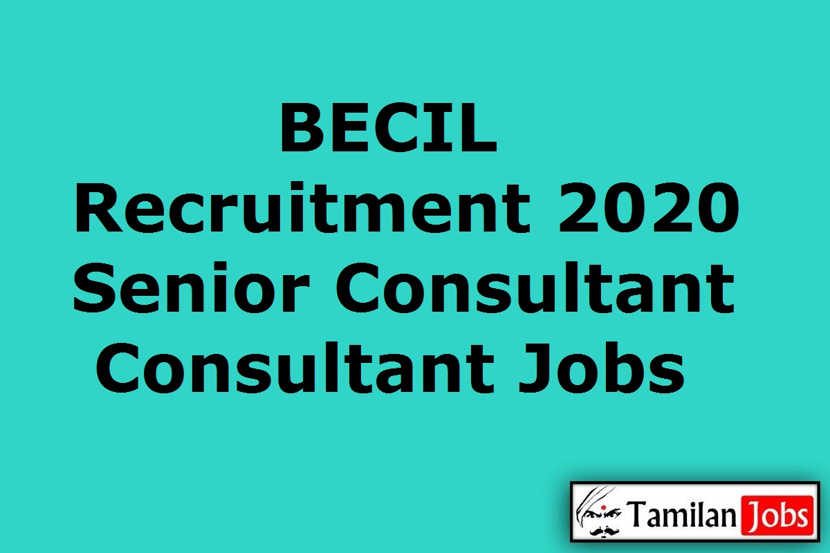 BECIL Recruitment 2020