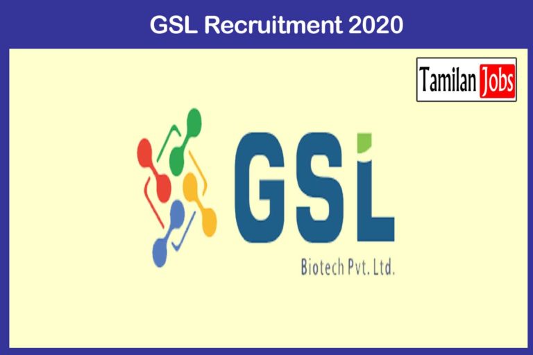 GSL Recruitment 2020 222
