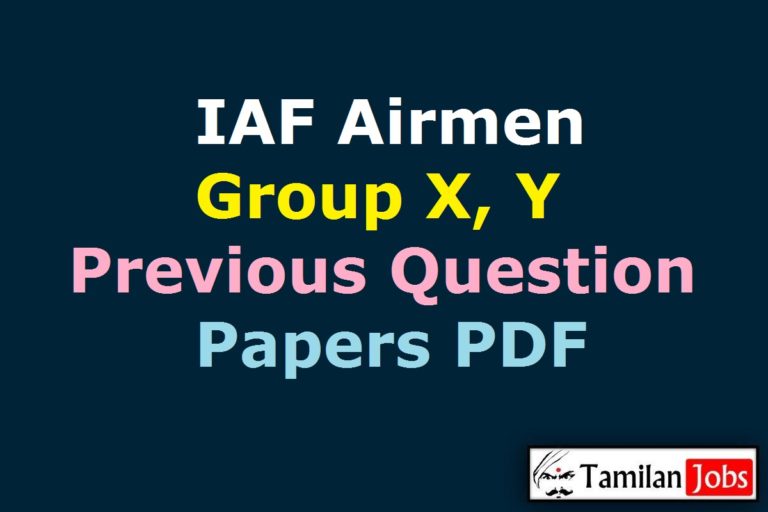 IAF Airmen Previous Question Papers PDF