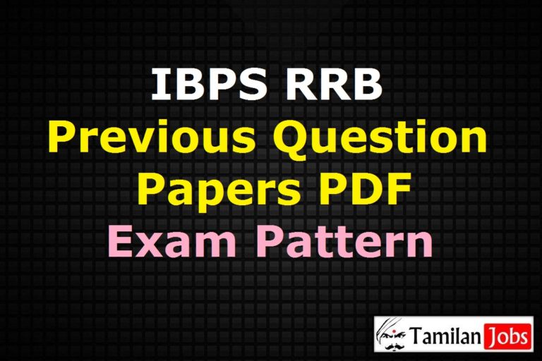 IBPS RRB Previous Question Papers PDF