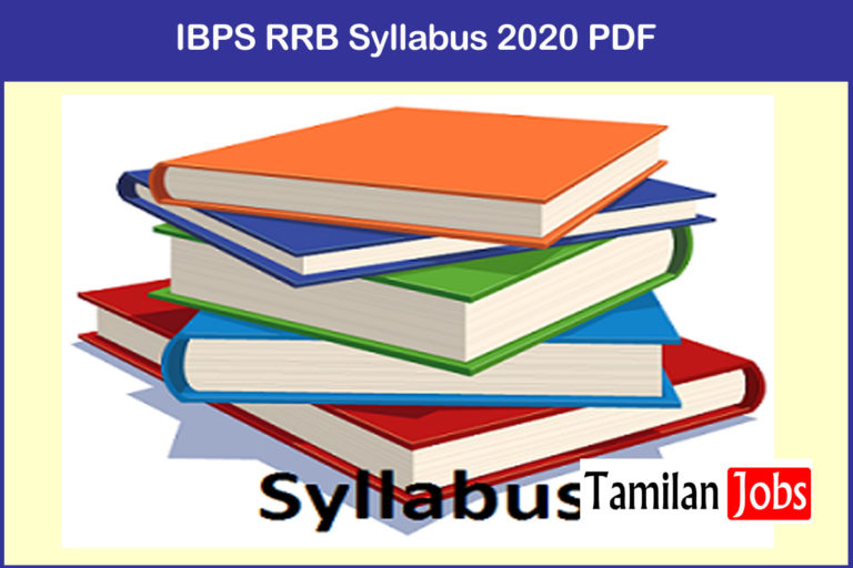 IBPS RRB Syllabus 2020 PDF