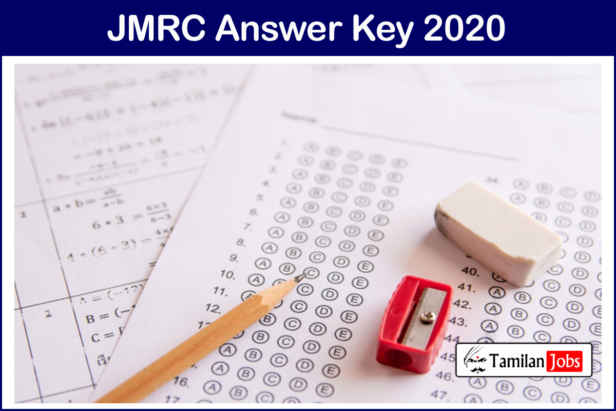 JMRC Maintainer Answer Key 2020 (Released) | Check Details