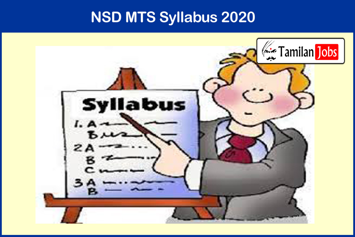 Nsd Mts Syllabus 2020