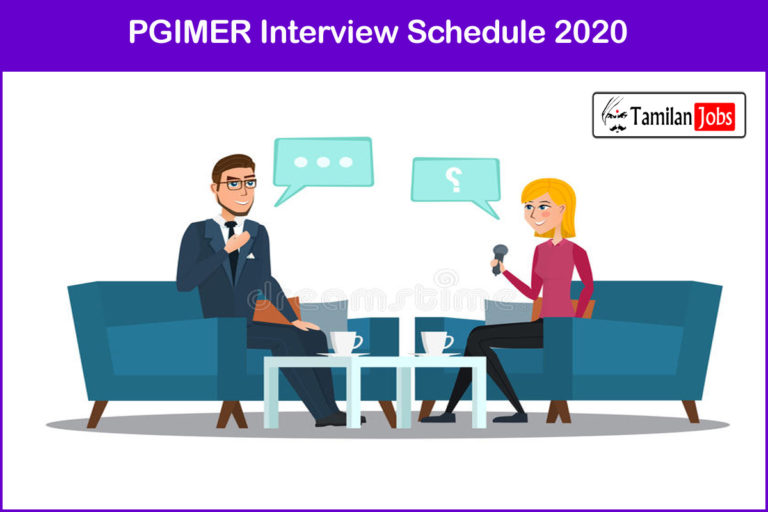 PGIMER Interview Schedule 2020 (Postponed) | Check Details @ pgimer.edu.in