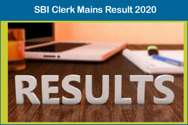 SBI Clerk Mains Result 2020