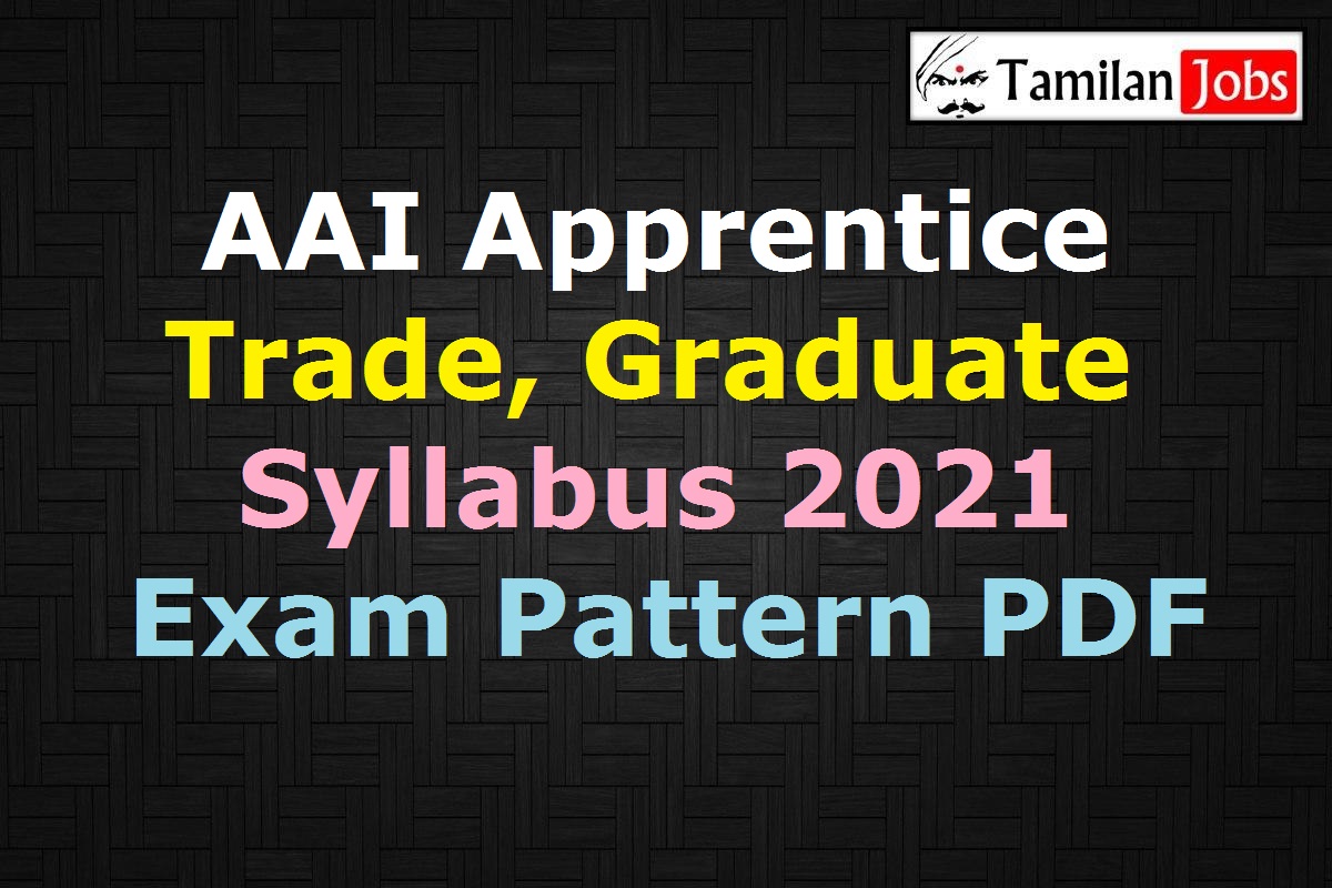 AAI Apprentice Syllabus 2021