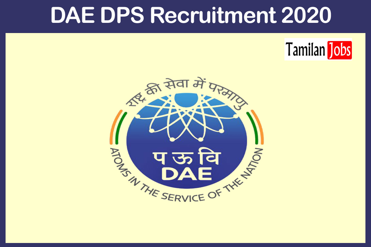 Dae Dps Recruitment 2020