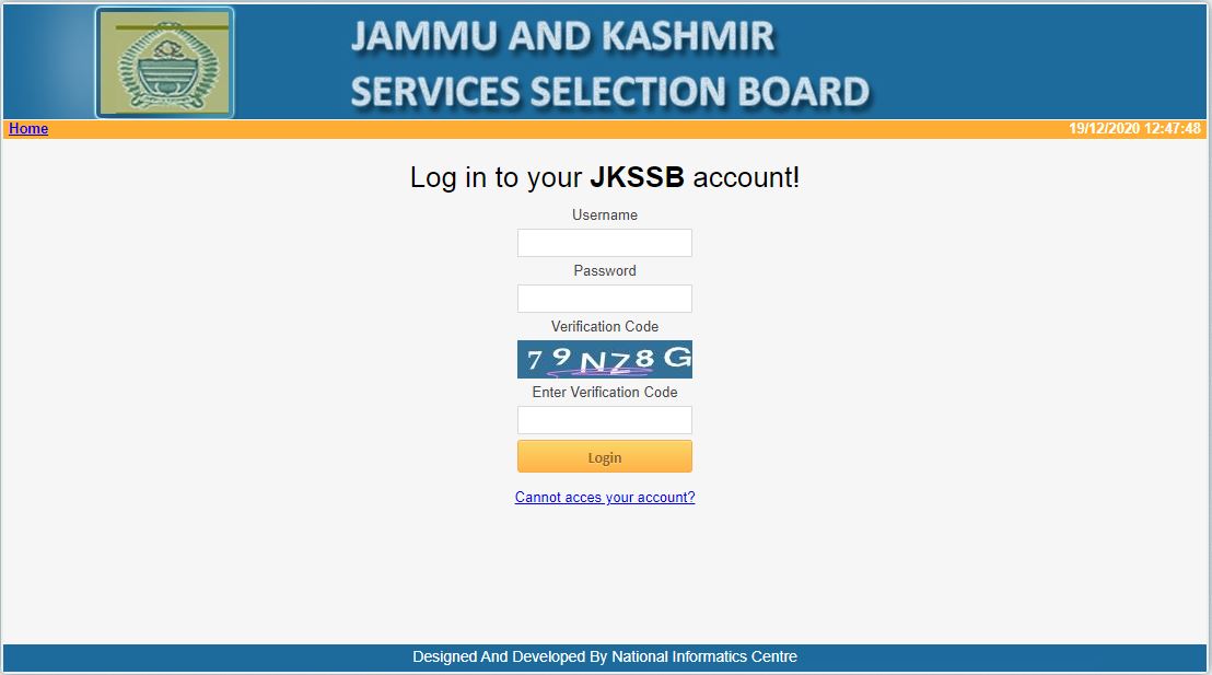 JKSSB Assistant Information Officer Admit Card 2020