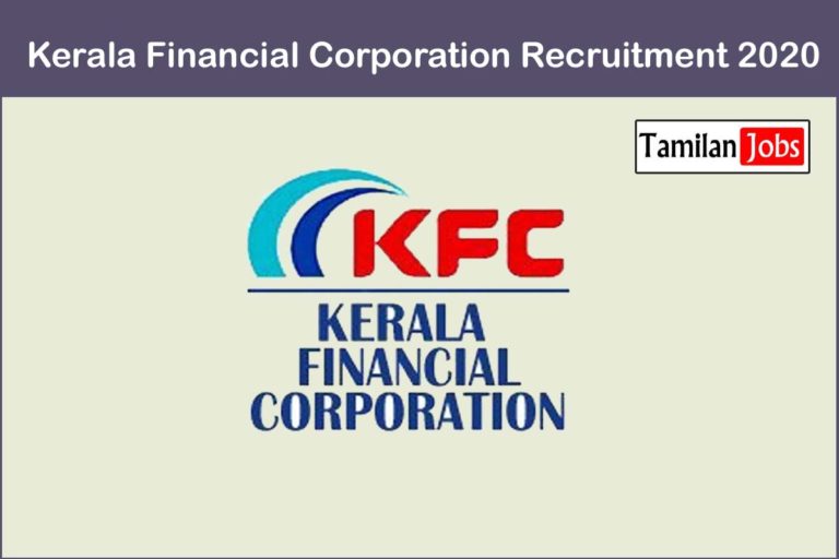 Kerala Financial Corporation Recruitment 2020