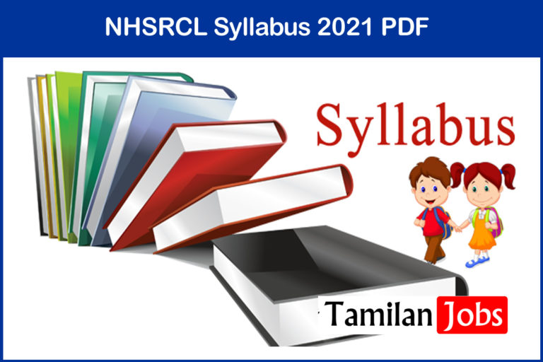NHSRCL Syllabus 2021 PDF