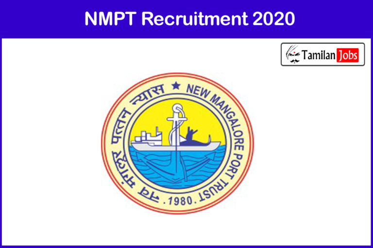 NMPT Recruitment 2020