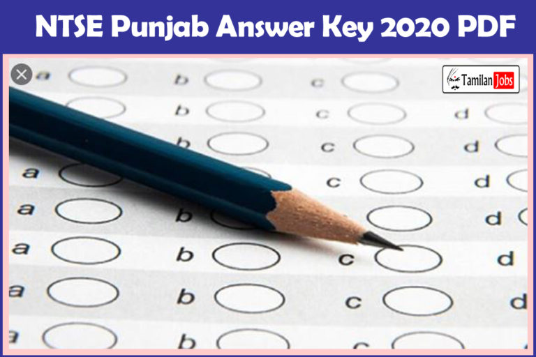 NTSE Punjab Answer Key