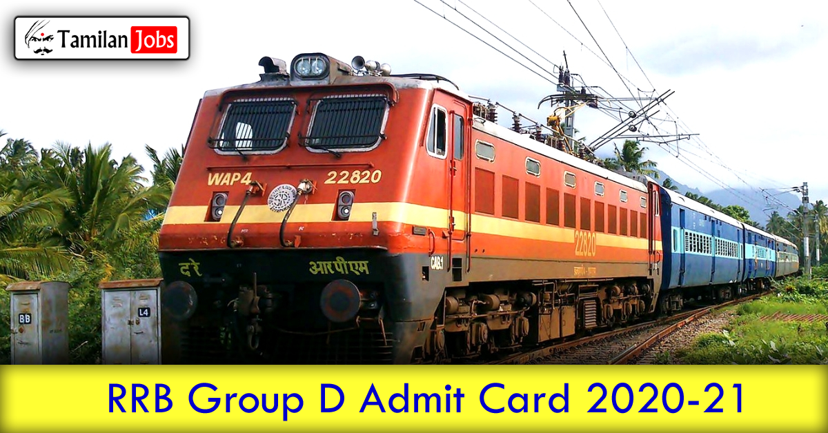 RRB Group D Admit Card 2020-21