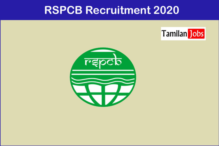 RSPCB Recruitment 2020