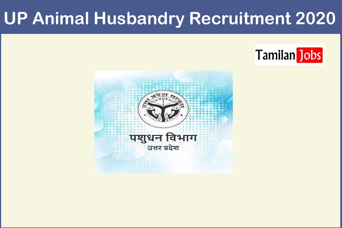 UP Animal Husbandry Recruitment 2020 Out - Apply 1250 MAITRI Jobs