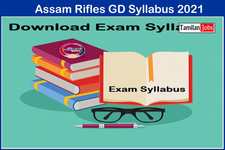 Assam Rifles GD Syllabus 2021