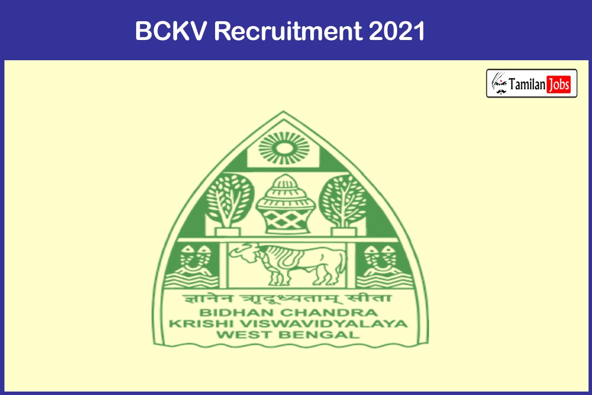 Bckv Recruitment 2021