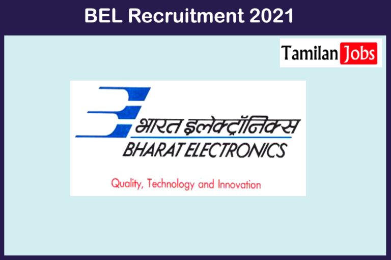 BEL Recruitment 2021