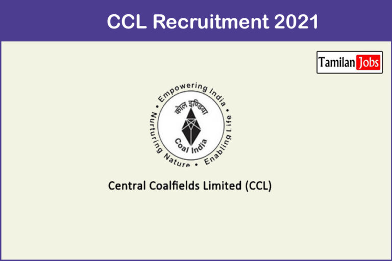CCL Recruitment 2021