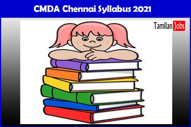 CMDA Chennai Syllabus 2021