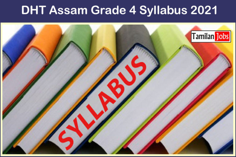 DHT Assam Grade 4 Syllabus