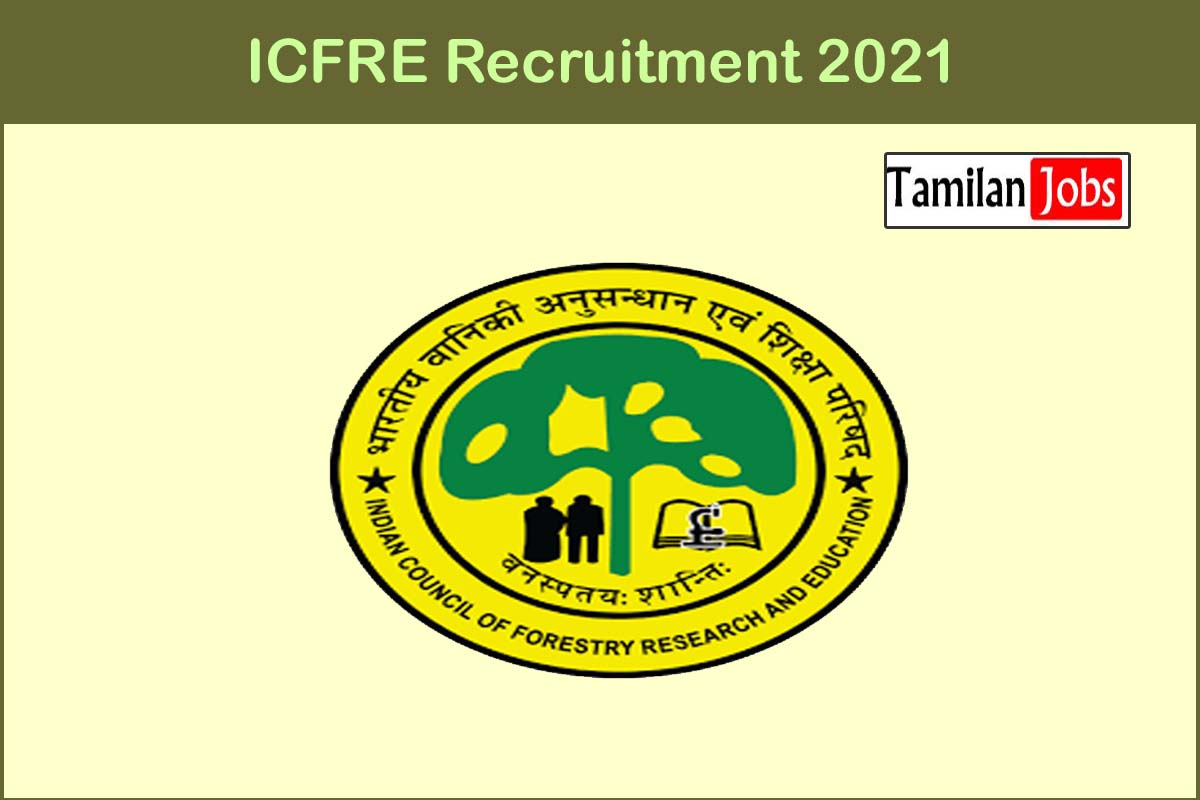 Icfre Recruitment 2021