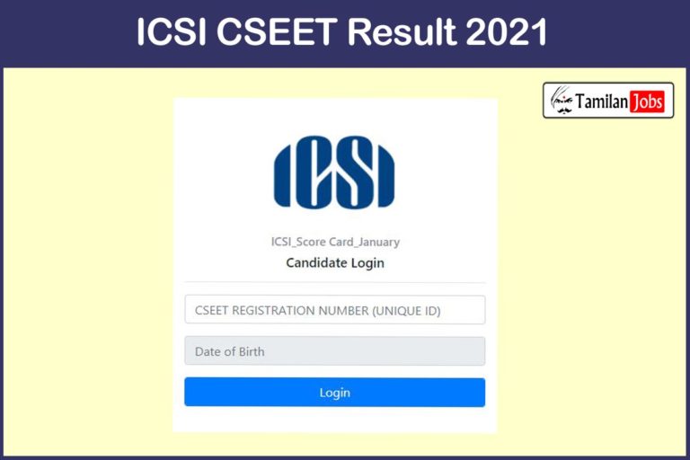 ICSI CSEET Result 2021