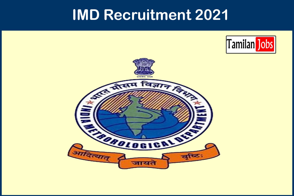 IMD Recruitment 2021
