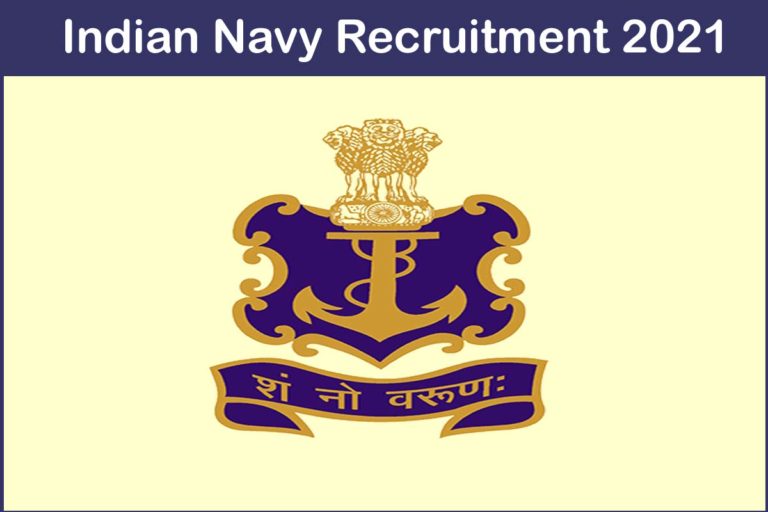 Indian Navy Recruitment 2021