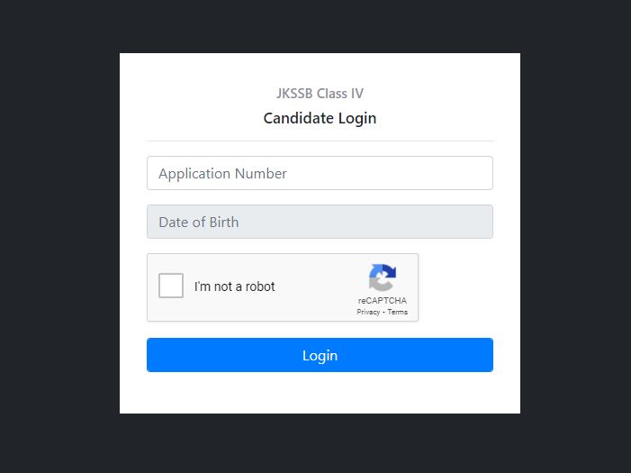 JKSSB Class 4 Admit Card 2021