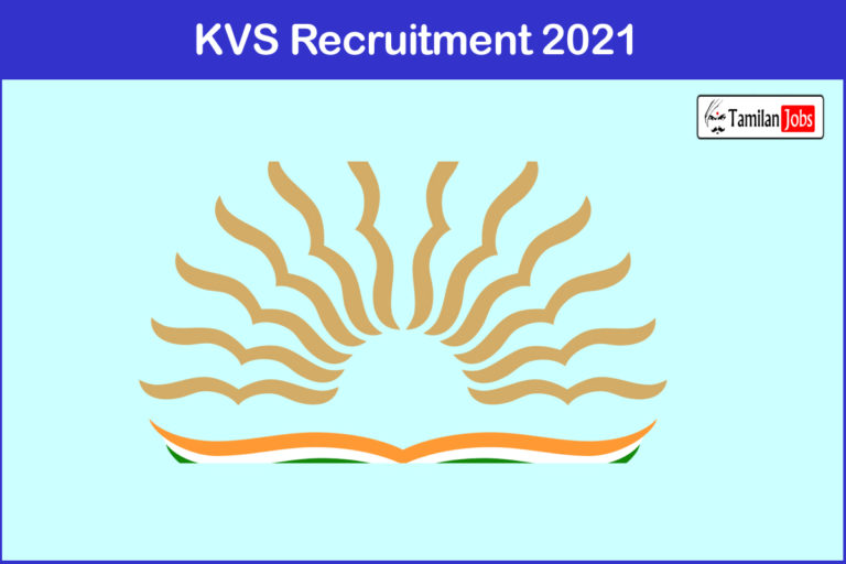 KVS Recruitment 2021
