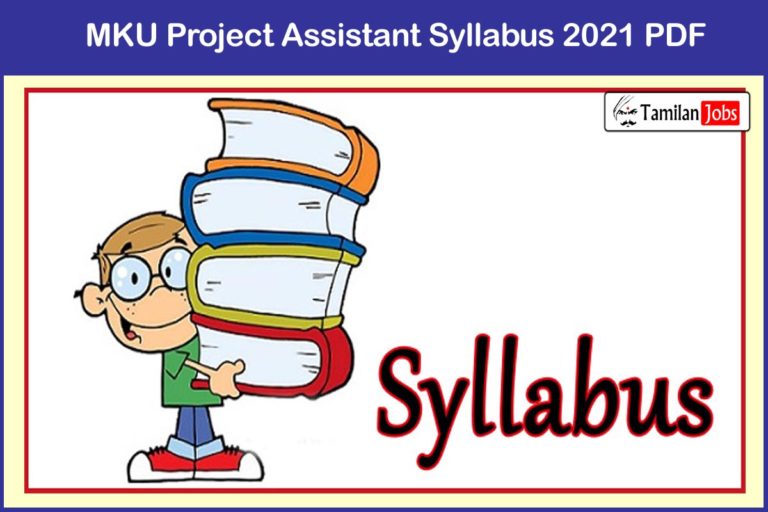 MKU Project Assistant Syllabus 2021 PDF