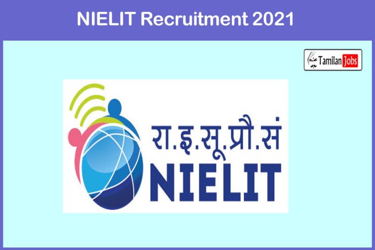 NIELIT Recruitment 2021 Out – Apply Resource Person Jobs