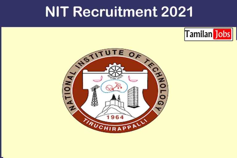 NIT Recruitment 2021