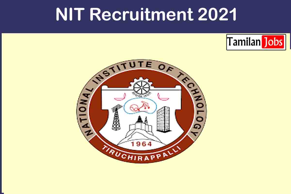 NIT Recruitment 2021