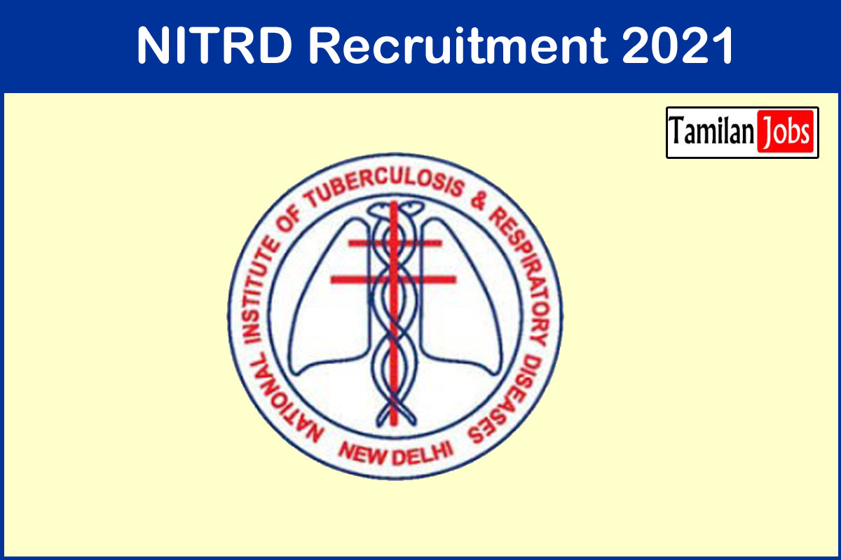 NITRD Recruitment 2021