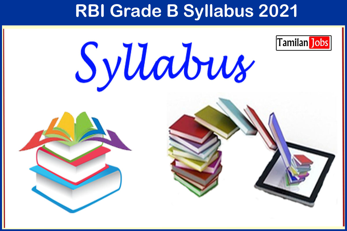 RBI Grade B Syllabus 2021