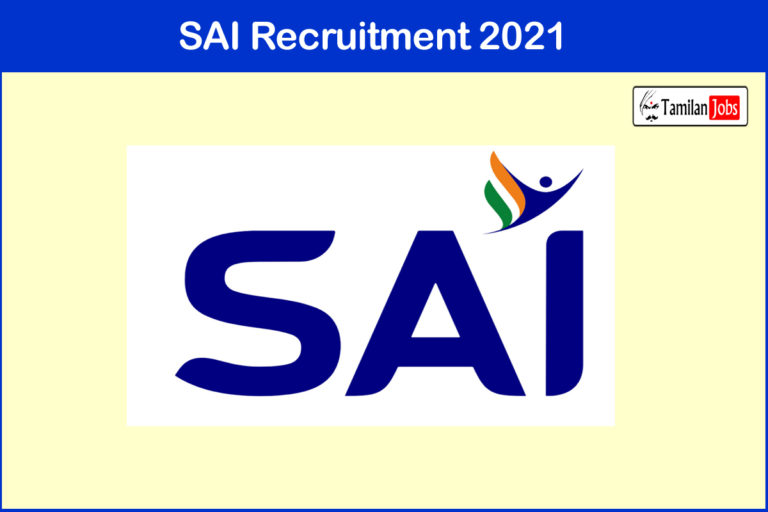 SAI Recruitment 2021