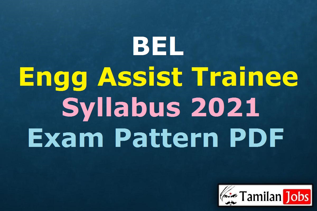 BEL Syllabus 2021 PDF