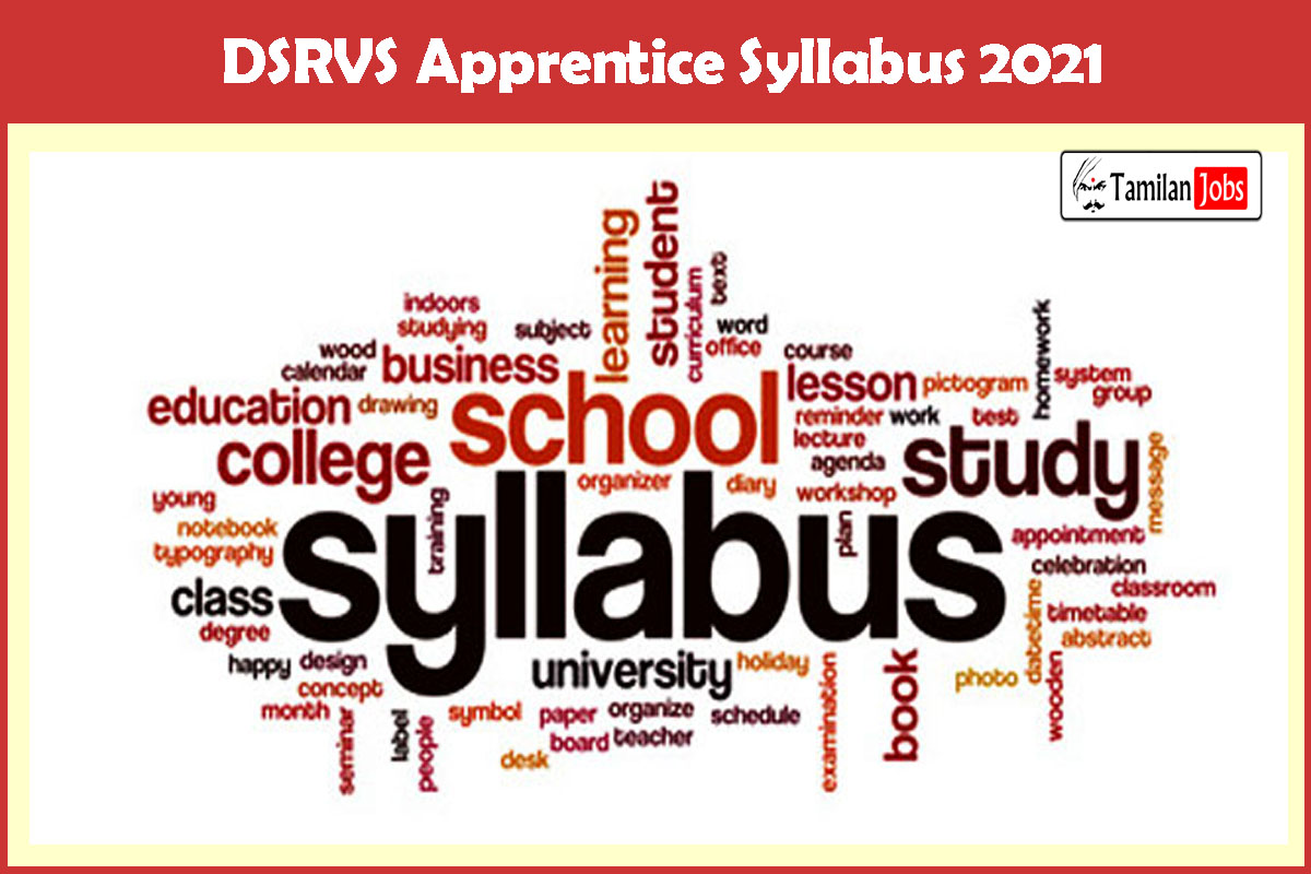 Dsrvs Apprentice Syllabus 2021